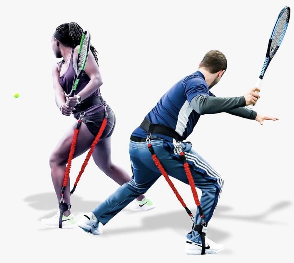 VPX Tennis Swing Trainer Med Waist XL Height Bungee Men Women Kids New with Bag